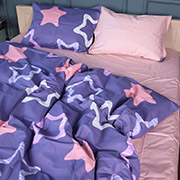 Постільна білизна 22-1375 Violet Stars сатин MirSon