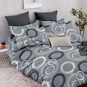 Постельное белье Круги беж 102208 бязь-люкс Selena