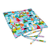 Подушка на стілець Home line котон-стрейч блакитна