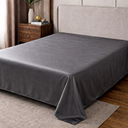 Простынь сатин Silken SoundSleep графит