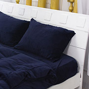 Наволочка Велюр Winter Frost 28-0006 Navy blue Velvet MirSon