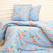 Постільна білизна 40-0401 Blue бязь-gold Nostra