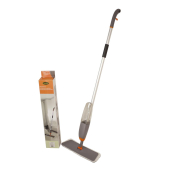 Швабра для підлоги з мікрофіброю та розпилювачем Kornel 42 см Сірий