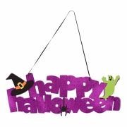 Декор Хелловін Happy Halloween 61х20 см ЕВА гліттер YES! Fun 973705