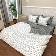 Постільна білизна Абстракція CK бязь Selena 100639