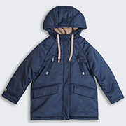 Куртка демісезонна для хлопчика КТ317 плащівка Бембі 800-синій