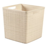 Кошик квадратний 17л Джут Curver 01906 кремовий