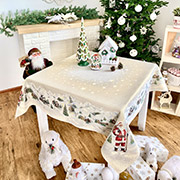 Скатертина гобеленова новорічна Зоряне сяйво LiMaSo