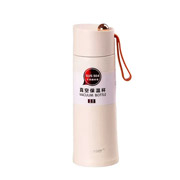 Термос з гвинтовою кришкою та ремінцем 450 мл Raiser Happy Life YLS80157BE бежевий