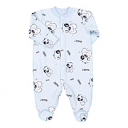 Комбінезон-чоловічок для хлопчика КБ4 інтерлок Bembi A0D-світло-блакитний