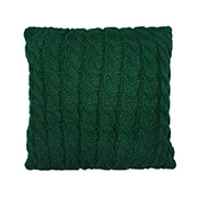 Подушка в'язана декоративна Коси Прованс зелена