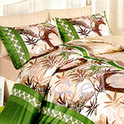 Комплект постільної білизни Selena Бамбук зелений 150090