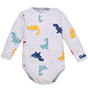 Боді 1402204сді футер Татошка сірий меланж