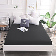 Простирадло на гумці MirSon сатин 0240 Iron grey