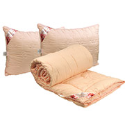 Набір демісезонна антиалергенна ковдра та 2 подушки Руно Rose Pink Rose Pink