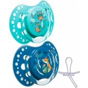 Пустушки силіконові динамічно Folky Boy 0-3 міс. (2 шт.) Lovi 22 / 841boy