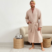 Халат чоловічий вафельний Cosy P-822 бежевий