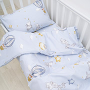 Постільна білизна в дитяче ліжечко 25367 ранфорс Вілюта