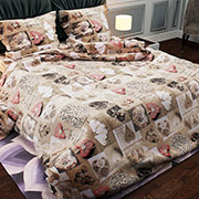 Постільна білизна Валентинки 100142 бязь-люкс Selena