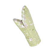 Рукавиця-прихватка кухонна Курочки-Клітинка Home Line 182677 зелений