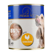Паштет для взрослых собак с курицей 800 г Premium Pet 4820255192017