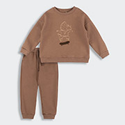 Костюм спортивний утеплений для хлопчика КС835 трикотаж Бембі G00-бежевий