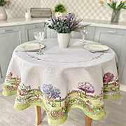 Скатертина гобеленова кругла LiMaSo Round1178