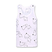 Майка для хлопчика 2501228псо кулір Татошка білий із принтом