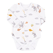 Боді БД59а інтерлок Bembi 1WE-білий-св-сірий