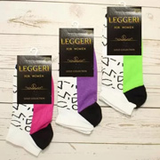 Шкарпетки жіночі демісезонні бавовняні короткі Leggeri LG 0018 14В35-3