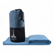 Рушник спортивний дорожній мікрофібра Love You блакитний