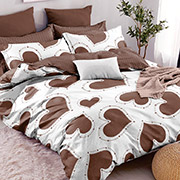 Постельное белье Сердечко беж 102122 бязь-люкс Selena