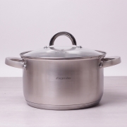 Каструля з кришкою Kamille 5.1л з нержавіючої сталі 5622S