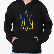 Худі чоловічий ЗСУ Armed Forces of Ukraine MobiPrint 9225-3674 чорний