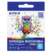 Крейда воскова 8 кольорів Classic Jumbo Kite K-076