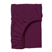 Простирадло на гумці в дитяче ліжечко Dark Cherry Cosas ранфорс