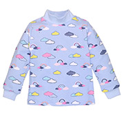 Гольф для дівчинки 0224202хмк селаник Татошка блакитний