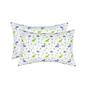 Набір із двох дитячих наволочок Диназаврики New бязь Home Line зелений