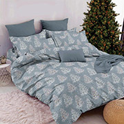 Комплект постельного белья Winterly Тепло зимних снов SoundSleep бязь серый