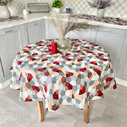 Скатертина гобеленова кругла LiMaSo GEO167