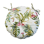 Подушка круглая на стул Villa Цветы Прованс