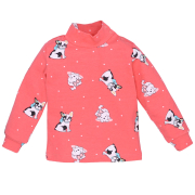 Гольф для дівчинки Татошка 0215202мпс рібана з підчосом рожевий