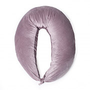 Подушка для вагітних і годування 8597 Velvet Line 28-0005 Ashen 50% Memory MirSon