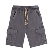 Шорти для хлопчика ШР816 трикотажна джинсівка Бембі X00-сірий