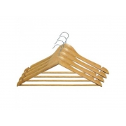 Набір вішалок для одягу МД 4 шт з нарізами 44,5х23х1,2 см RE05210 / 4