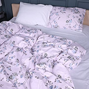 Постільна білизна 22-1377 Flowers on Snow сатин MirSon