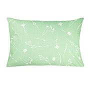 Наволочка бязева Волошки білі на зеленому Home Line