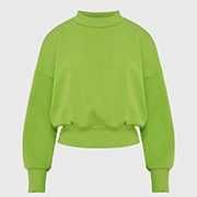 Світшот укорочений жіночий German Volf салатовий