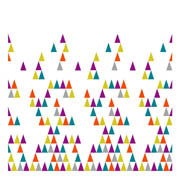 Шторка для ванной Bisk Txt Citi multi с кольцами 06851