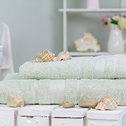 Набір махрових рушників 5078 Elite SoftNess Menthol Mirson 2 шт в подарунковій коробці